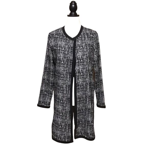 Rafaella Open Front Long Dress Cardigan S - Picture 1 of 6